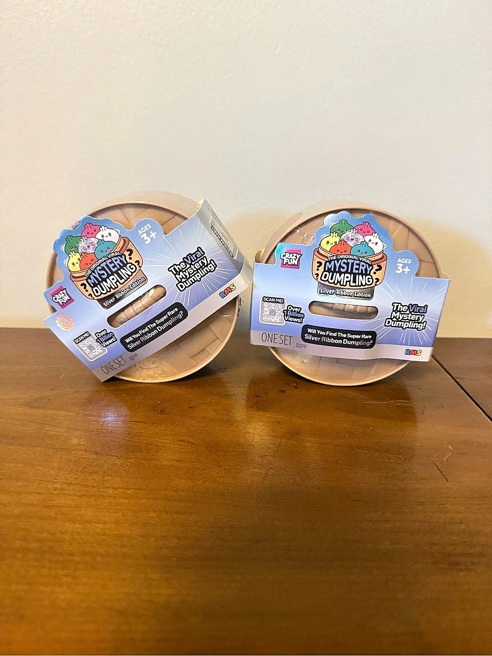 2 SEALED RMS Silver Ribbon Dumplings